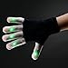 Arcadia Outdoors LED Raving Gloves Flashing Finger Lights 7 Colorful Rave Modes
