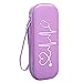 BOVKE Travel Carrying Case Compatible with 3M Littmann Classic III, Lightweight II S.E, MDF Acoustica Deluxe Stethoscopes - Extra Room for Medical Scissors EMT Trauma Shears and LED Penlight, Purple