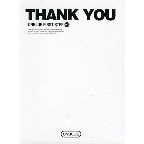 Cnblue First Step Thank You Amazon Com Music