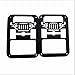 MAIKER Jeep Wrangler Tail Light Cover Jeep Tail Light Guards Protectors Covers for Jeep Wrangler Unlimited JK 2007-2016 2Pcs