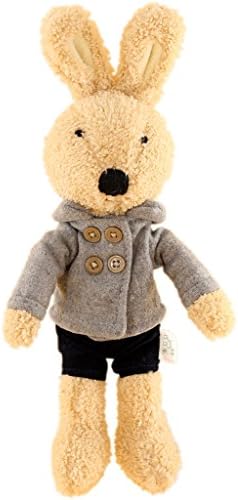 JIARU Soft Toy Bunny Animals Stuffed Plush Rabbits,Brown,16 Inches,1PC