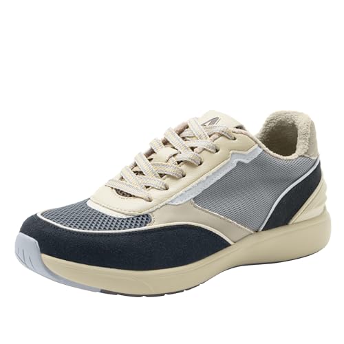 Alegria Women Embyr Ember Fashion Retro Colorblocked Tennis Shoes Retro Blue 10 M US at Amazon