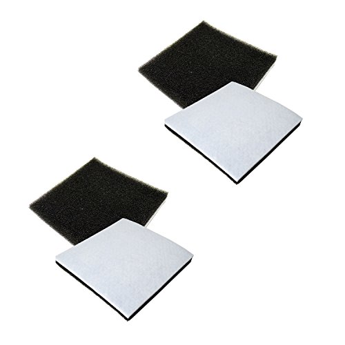 HQRP 4-Pack Foam Filter Compatible with Kenmore 86883 fits 116.21714, 21714, 116.21514, 21514, 116.21614, 21614, 116.23613, 23613 Canister Vacuum Cleaners