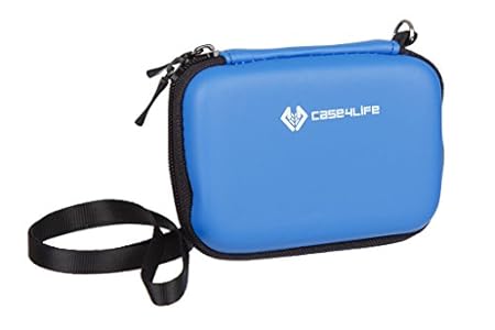 Case4life Rigide Bleu Etui Housse Appareil Photo Numerique Pour