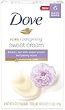 Dove Purely Pampering Beauty Bar Sweet Cream And Peony 4 Ounce, 6 ct