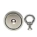 Fishing Magnet - 500 LBS Pull Force Neodymium Magnet for Magnet Fishing, 2.95” Diameter Strong Heavy Duty Magnets by HIPPO MAGNETS