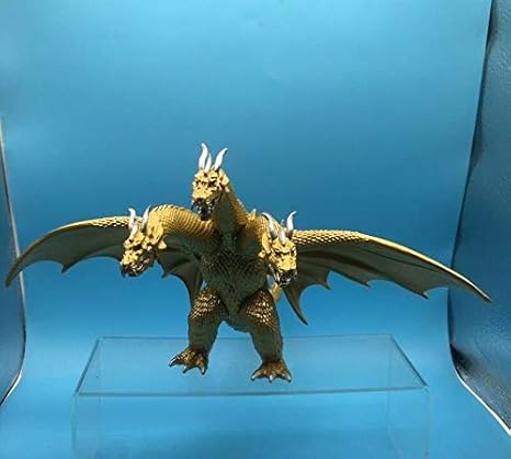 Monster Ghidorah 3 Head Gold Dragon Toy 