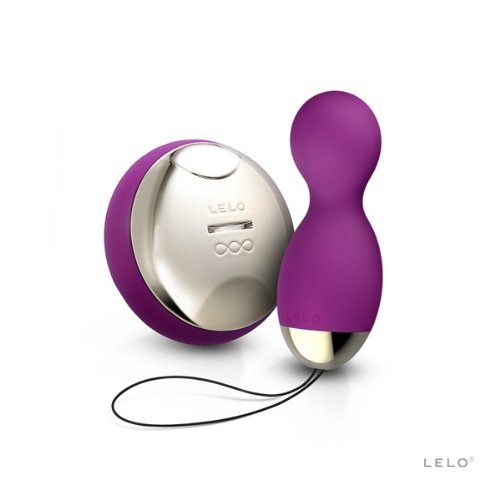 Lelo Hula Beads-Deep Rose + 4.4oz ID Pleasure Lube! image