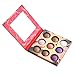 Febble 9 Color Smokey Mineral Beach Baked Makeup Eyeshadow Palette (001)