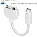 VIMVIP Mini DVI to VGA Adapter Cable for MacBook White
