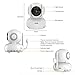 UNIOJO 1080P FHD WiFi IP Security Camera Wireless Indoor Camera Compatible with Alexa, Cloud Service Available, Motion Detection, 2-Way Audio Surveillance Monitor for Baby/Elder/Pet