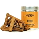 Ceylon Cinnamon Sticks - 3 Inch, Premium Quality (C5 Grade) Ceylon Cinnamon, Super Aroma (Cinnamomum Zeylanicum, Cinnamomum Verum)