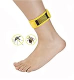 Ankle Band, Natural Mosquito Repellent Wristband, Mosquito Repellent Bracelet with 5 Additional Repellent Refills. [Eco-friendly] Best Mosquito Repellent, Tick Repellent, Travel Insect Repellent
