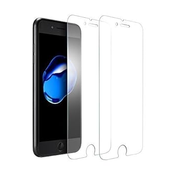 iPhone 8 iPhone 7 Screen Protector - Anker [2 Pack] GlassGuard Premium Tempered Glass Screen Protector, with Double Defence Technology (4.7 inch) - 0.3mm Thin / 9H Hardness / 3D Touch Compatible [Upgraded]