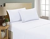 Luxurious Sheets Set 1800 3-Line Collection Brushed Microfiber Deep Pocket - High Quality Super Soft and Comfortable Hotel Collection Sheets by Bellerose(Queen,White)