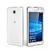Microsoft Lumia 650 Clear Case, EasyAcc Microsoft Lumia 650 Soft TPU Case Crystal Transparent Slim Anti Slip Case Back Protector Cover Shockproof