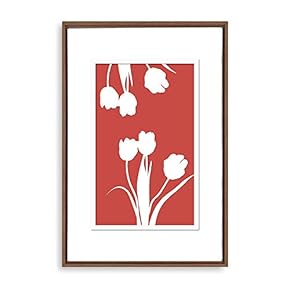 signwin Framed Canvas Wall Art Abstract Flower Canvas...