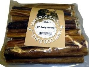 HDP 6" Bully Sticks Select 30 pieces Odor Free Sealed