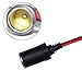 SPARKING 10FT Cigarette Lighter Extension Cord 10FT- Replacement Male Plug to Female Socket 16AWG Cigar Lighter Extender Cable With LED Lights,Fuse 15A