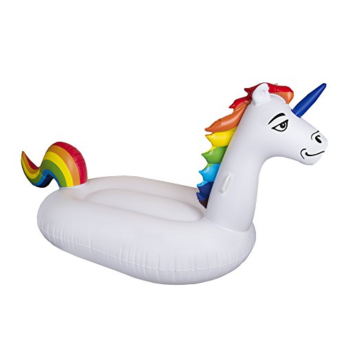Wembley Men's Wembley Fun Summer Large Pool Floats,Rainbow Unicorn,One Size