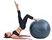 Pavandeep Exercise Ball Chair, BPA Free (Silver, M 65cm)