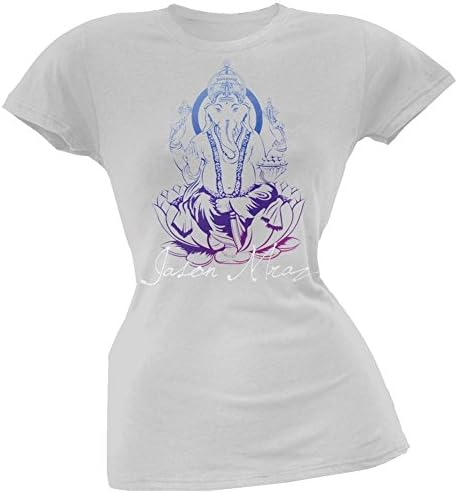 Jason Mraz - Womens Ganesh Organic Juniors T-shirt Small Grey
