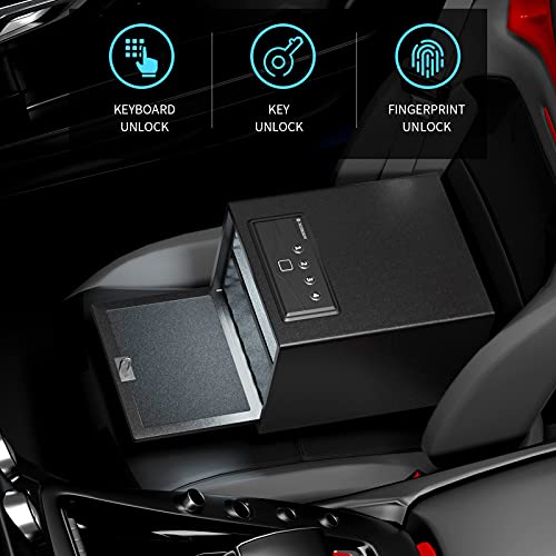 XDeer Biometric Gun Safes for Pistols(FCC Certified), California DOJ