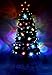 Holiday Essence Pre Lit Christmas Tree 4 Ft - Artificial Xmas Tree with Prelit LED Multi Color Lights, Star Tree Topper, Changing LEDs, 120 Full Hinged Tips, Metal Stand, UL Listed
