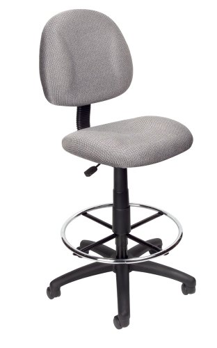 UPC 751118161526, Boss Office Products B1615-GY Ergonomic Works Drafting Chair without Arms in Grey