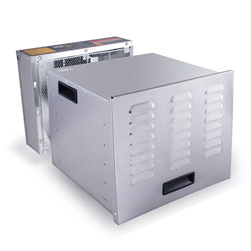 Heavens Tvcz Commercial Stainless Steel New 10 Tray Digital Food Fruit Jerky Dryer Blower Dehydrator for larger cuts of Fruits Meats Home Kitchen Dining Bar