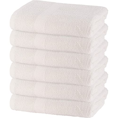6 Pack 24x48 inch Bath Towel 100 Cotton (Vanilla) Pricepulse