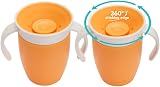 Munchkin Miracle 360 6 Months Sippy Cups Orange 207ml 2 Pack