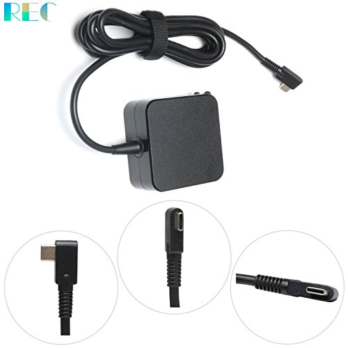 45W USB Type-C AC Charger For HP Spectre x360 13 TPN-CA01;Lenovo Yoga 720 910 720-13IKB 910-13IKB;Miix 720-12ikb;IdeaPad 720s;Thinkpad X1 Tablet Yoga 5 Pro GX20M33579 Laptop Power Adapter Supply Cord