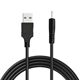 FanTEK 6ft USB to 2.5mm Charging Cable for RCA Cambio W101 V2, Dragon Touch X10, Tagital MTM-7054, NeuTab N7S Pro, NPOLE N718-IPS, Nabi 2 NABI2-NV7A, iRULU WalknBook 2, LillyPad Jr. Tablet (Black)