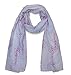 Saucey Socks Nevertheless She Persisted Blue and Pink Fashion Scarf - Soft Lightweight, Great gift!