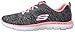Skechers Women's Flex Appeal 2.0 Sneaker,black coral,7.5 M US