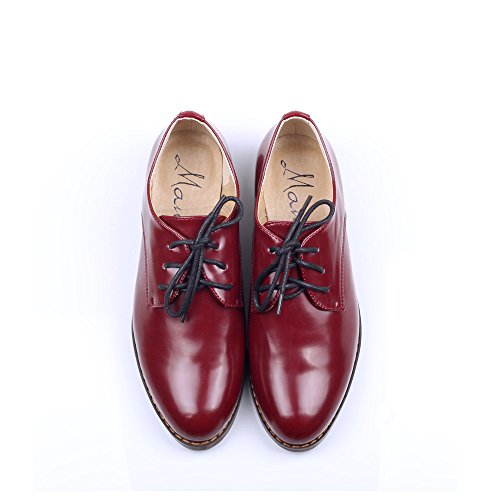 Women s oxford patent faux leather dress shoes (u6.5(37…
