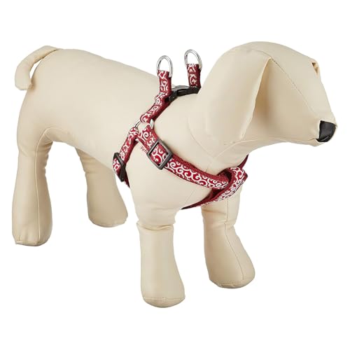 ペティオ (Petio) 犬雅 唐草ハーネス レッド M サイズ