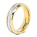 100S JEWELRY 6mm Men's & Women's Tungsten Carbide Ring Meteorite Inlay Wedding Band Size 4-13