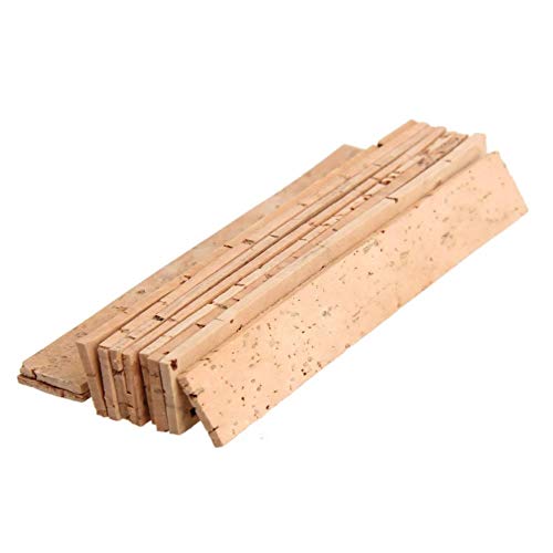 Tcplyn Premium Quality 10x Bb Clarinet Neck Joint Cork Sheet Natural Cork Clarinet Parts 81112mm - Thumbnail 2