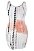 Cfanny Women's Tie Dye Print Back Cutout Dress