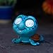 Turtle Solar Garden Decor Figurine Set | Outdoor LED Lawn Figure | Light Up Decorative Statue Accents for Patio, Lawn, Deck | Weather Resistant | Great Housewarming Gift Idea (Blue, 2 Pack)