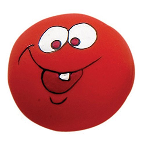 FTXJ 6PCS Puppy Dog Toys Chewing Squeaky Toy for Pet Dog with Sound Squeaker Squeaky Ball With Face Fetch Toy (3.255.253.25cm, Random) - Thumbnail 6