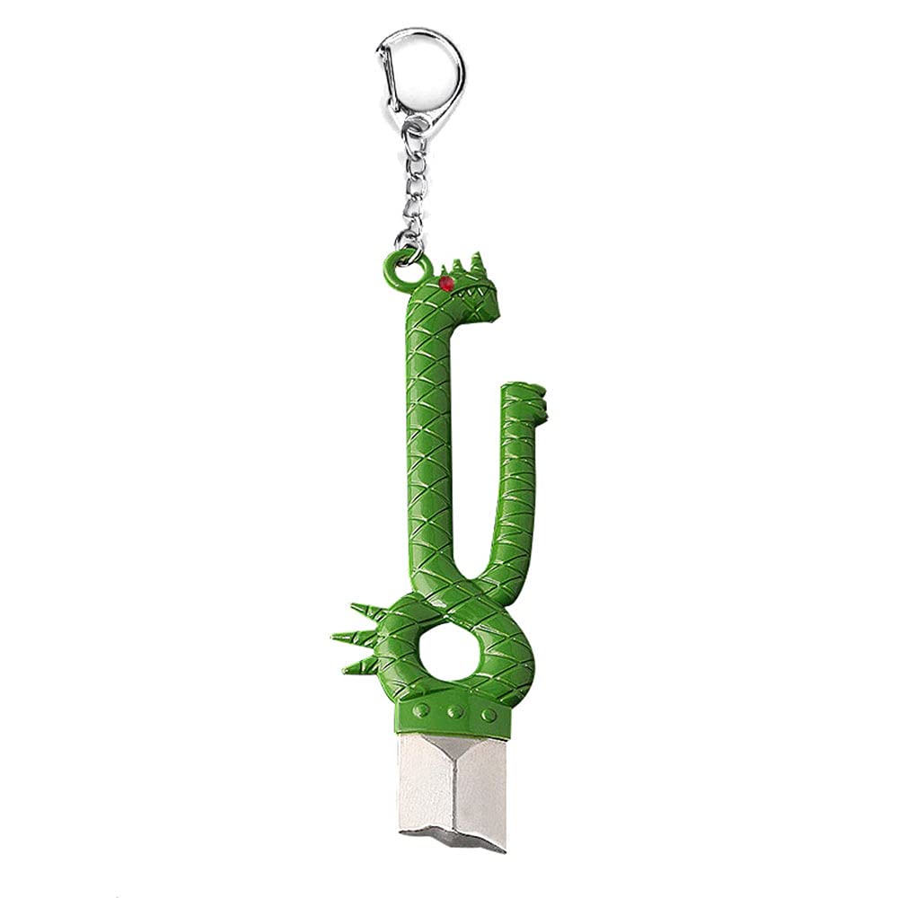 PIDAK Keychain Keychain With Broken Sword and Dragon Handle, green, One Size