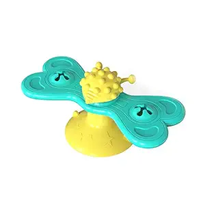 RvPaws Rotary Butterfly Windmill Cat Turntable Toy Funny Cat Toy Scratch Itching Device - Color May Vary