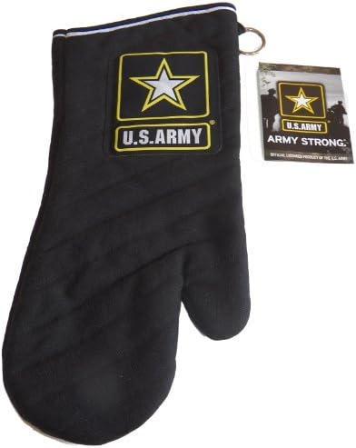 Black U.S. Army BBQ Oven Mitt