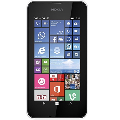 Nokia Lumia 530 Unlocked GSM Windows 8.1 Quad-Core Smartphone - White