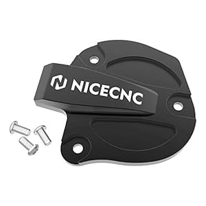 NICECNC Black Throttle Cover Cap with Bolts Compatibel met Yamaha Raptor 700R 700 YFM700 YFM700R, YFZ450W YFZ450RW…