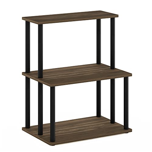 Furinno Besi 4 x 2 Multipurpose Shelf Display Rack with Metal Frame, Finn Oak
