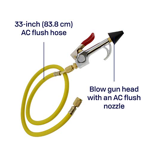 BISupply Air Conditioning Flush Kit 150PSI AC Flush Canister and AC